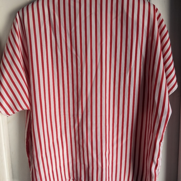 Vintage striped top with shoulder pads - Picture 7 of 8